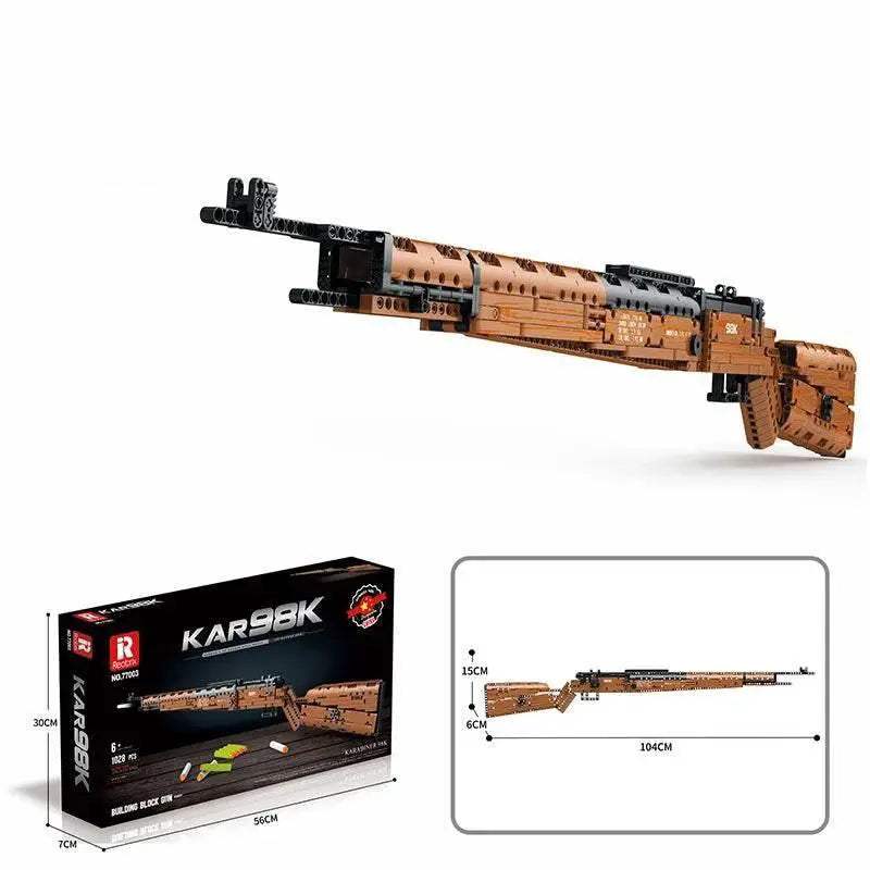 Kar98K Building Block Model Can Shoot Sniper Rifle Toys - ToylandEU