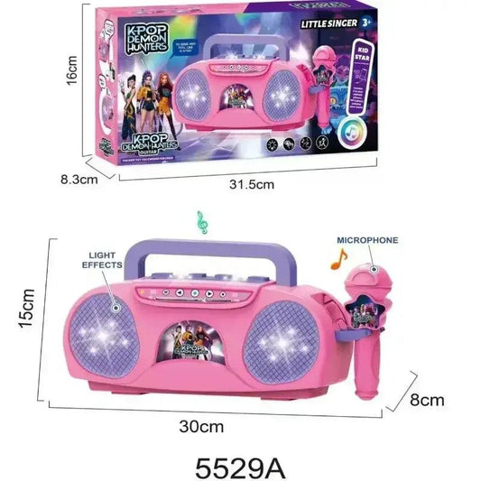  Karaoke Microphone Toy Built In Songs Light Up For Kids -  ToylandEU™