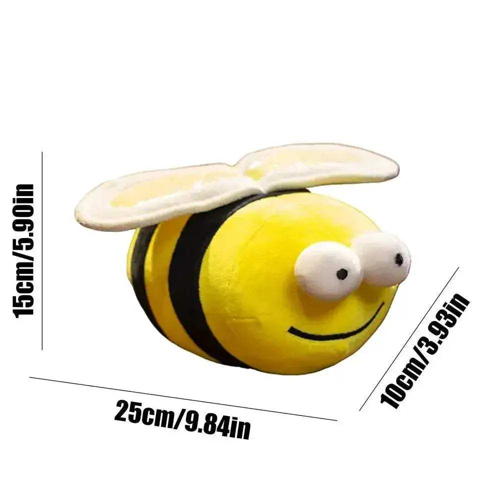  Kawaii 25cm Bee Plush Pillow - Cute Cartoon Stuffed Toy for Kids -  ToylandEU™