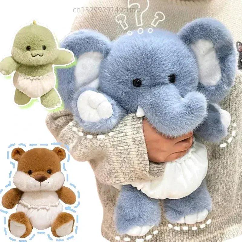  Kawaii Animal Plush Toy Pillow 40cm Cozy Gift -  ToylandEU™