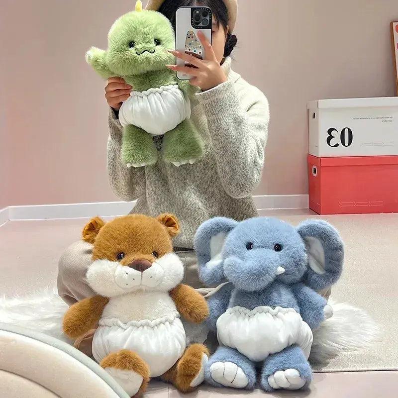  Kawaii Animal Plush Toy Pillow 40cm Cozy Gift -  ToylandEU™
