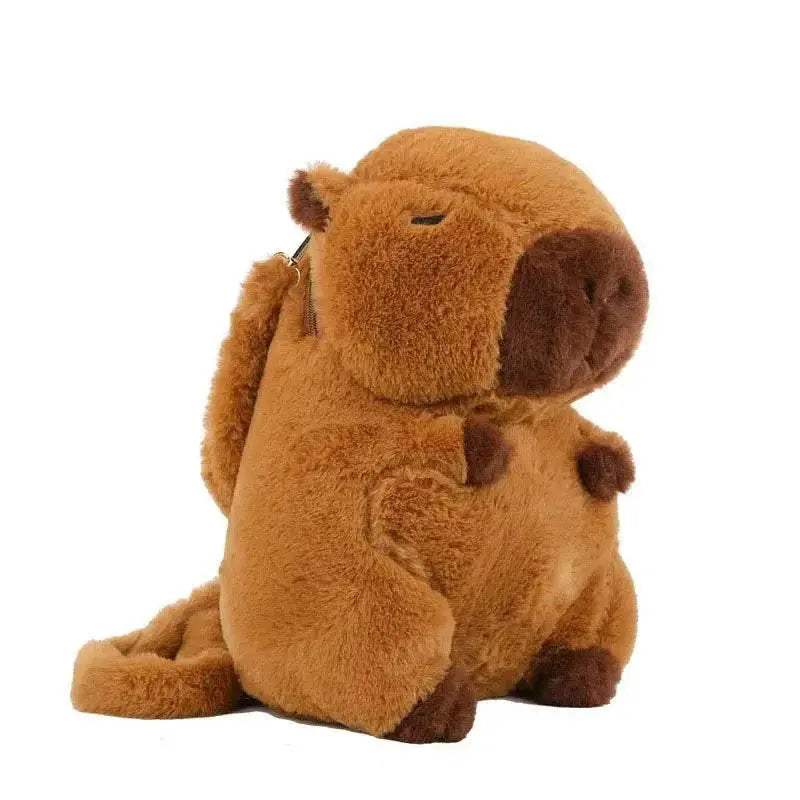  Kawaii Capybara Plush Backpack for Kids - Cute Cartoon Animal Bag with  -  ToylandEU™