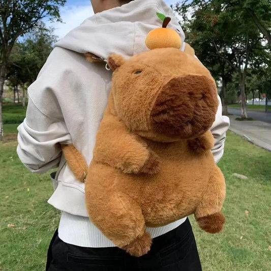  Kawaii Capybara Plush Backpack for Kids - Cute Mini Knapsack Bag with  -  ToylandEU™