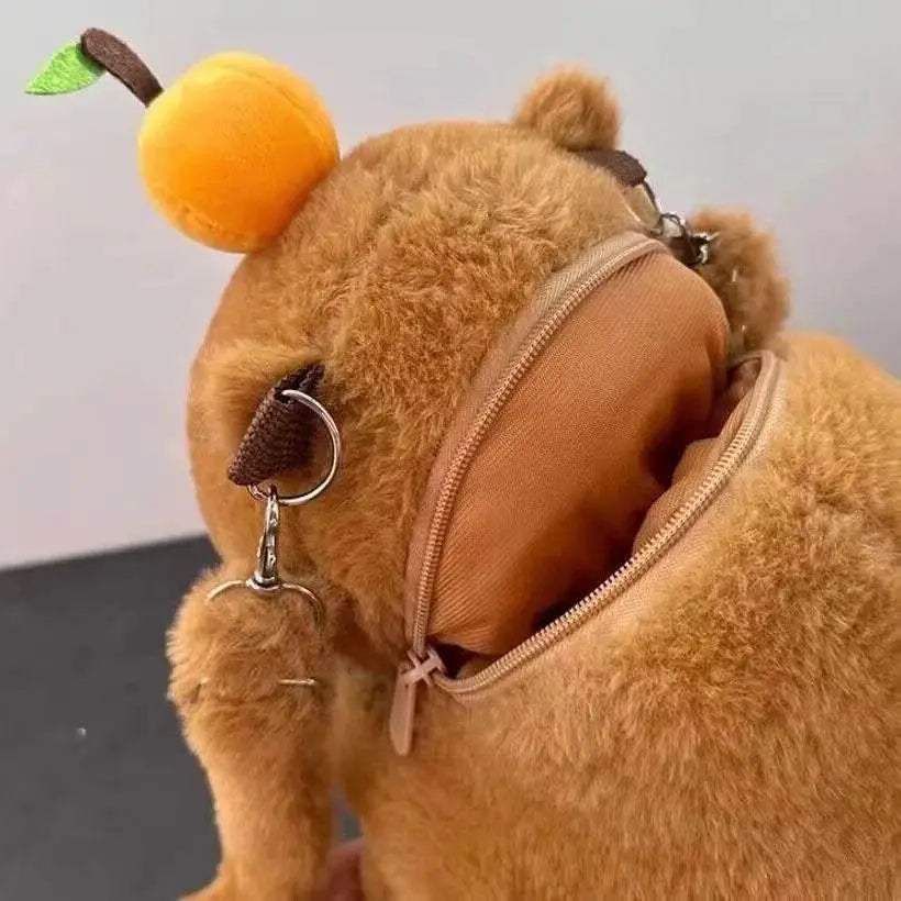  Kawaii Capybara Plush Backpack for Kids - Cute Mini Knapsack Bag with  -  ToylandEU™