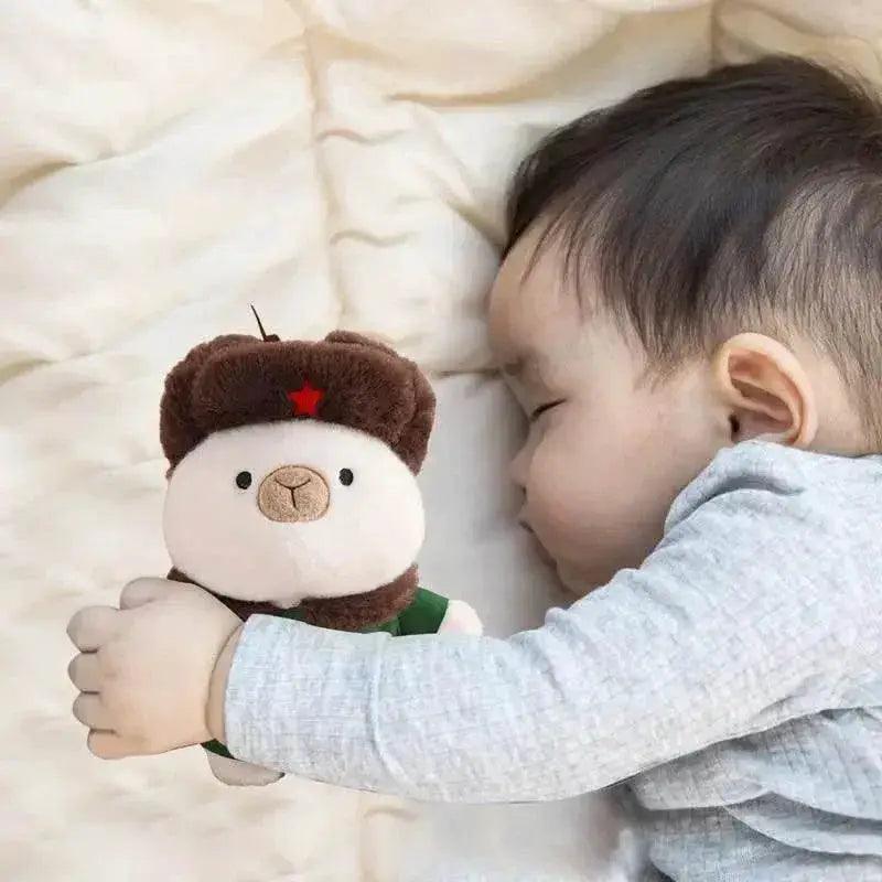  Kawaii Capybara Plush Toy - Cozy Cuddly Companion in Stylish Costume -  ToylandEU™