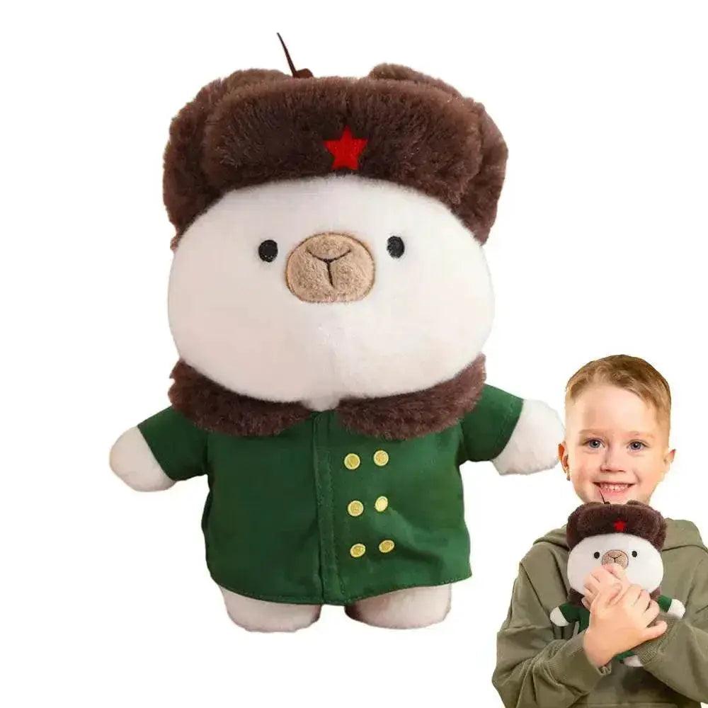  Kawaii Capybara Plush Toy - Cozy Cuddly Companion in Stylish Costume -  ToylandEU™