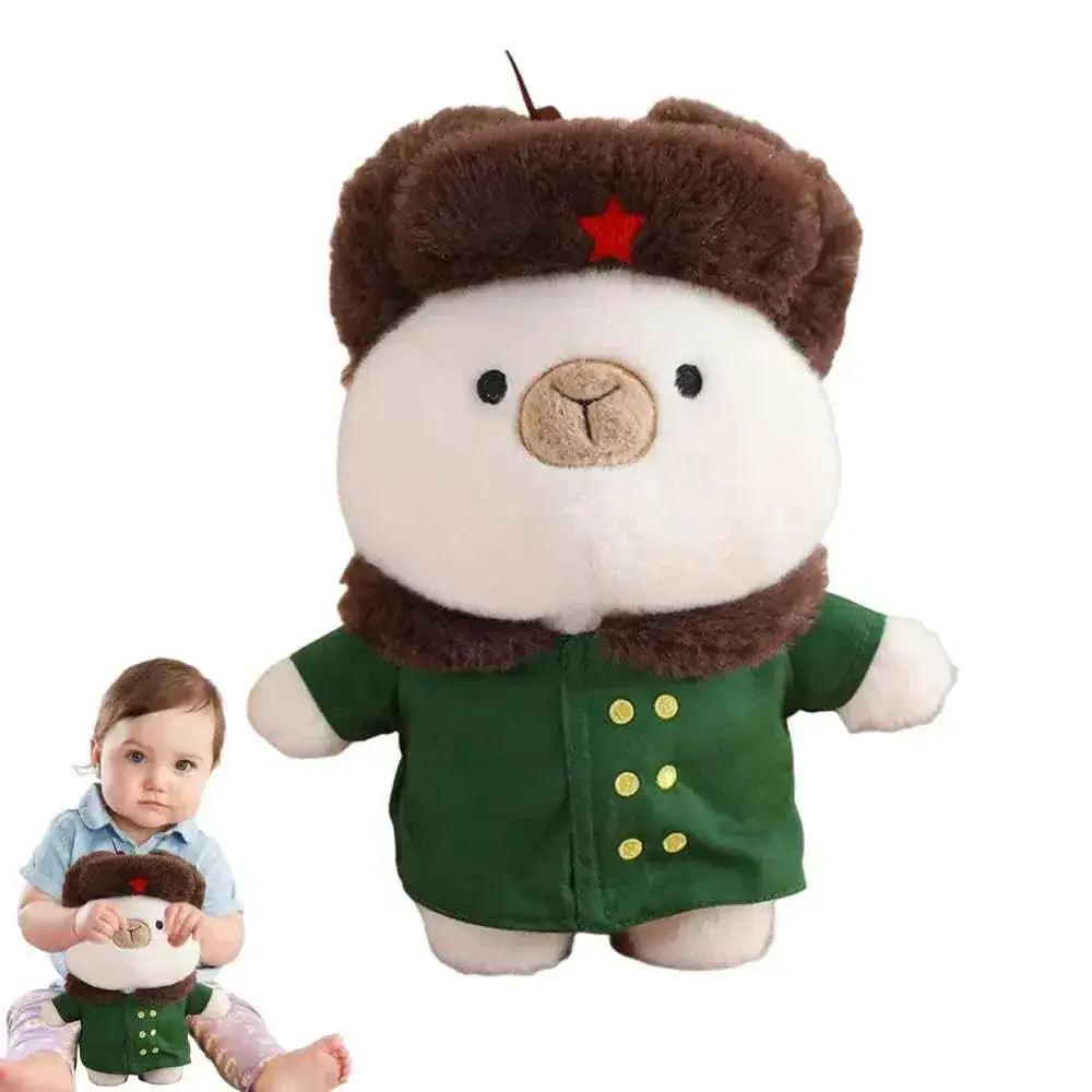  Kawaii Capybara Plush Toy - Cozy Cuddly Companion in Stylish Costume -  ToylandEU™