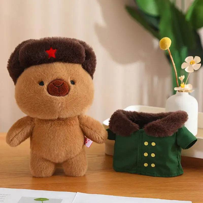 Kawaii Capybara Plush Toy - Cozy Cuddly Companion in Stylish Costume - ToylandEU