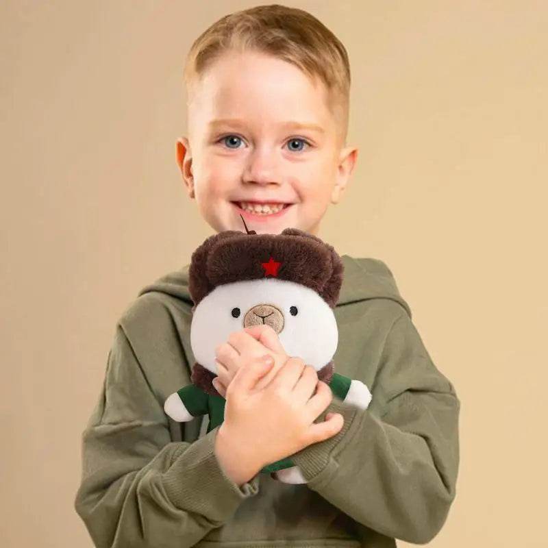 Kawaii Capybara Plush Toy - Cozy Cuddly Companion in Stylish Costume - ToylandEU