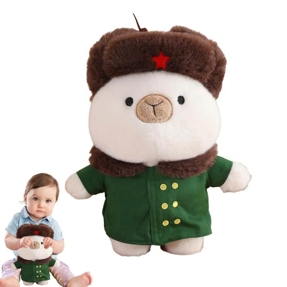 Kawaii Capybara Plush Toy - Cozy Cuddly Companion in Stylish Costume - ToylandEU