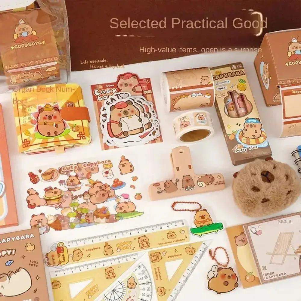 Adorable Kawaii Capybara Stationery Set For School Gifts - ToylandEU