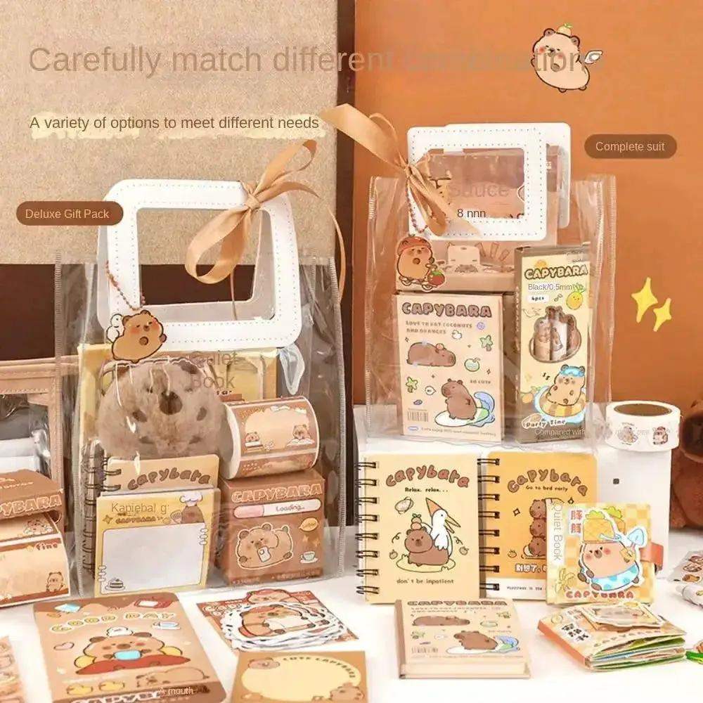Adorable Kawaii Capybara Stationery Set For School Gifts - ToylandEU
