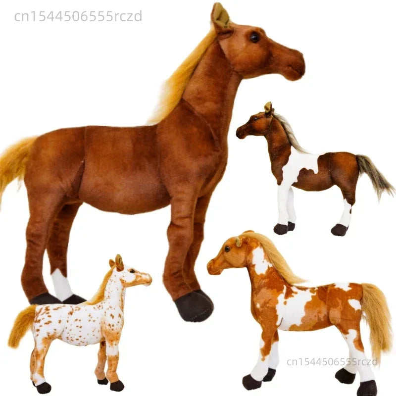 Kawaii Cartoon Horse Plush Toy For Home Decor And Gift - ToylandEU