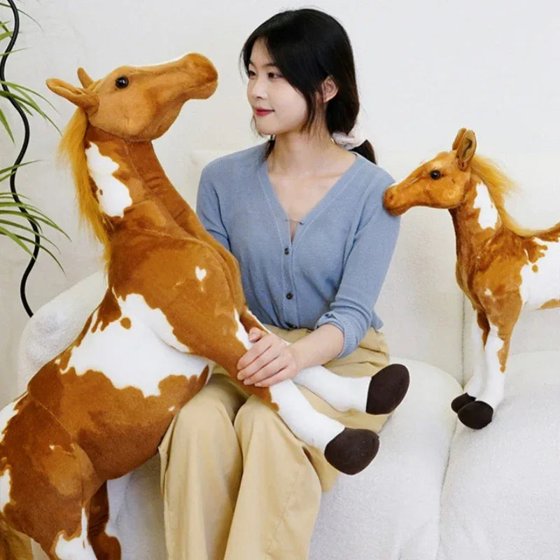 Kawaii Cartoon Horse Plush Toy For Home Decor And Gift - ToylandEU