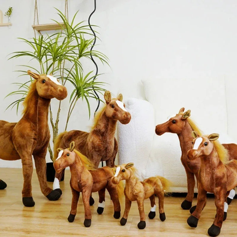 Kawaii Cartoon Horse Plush Toy For Home Decor And Gift - ToylandEU