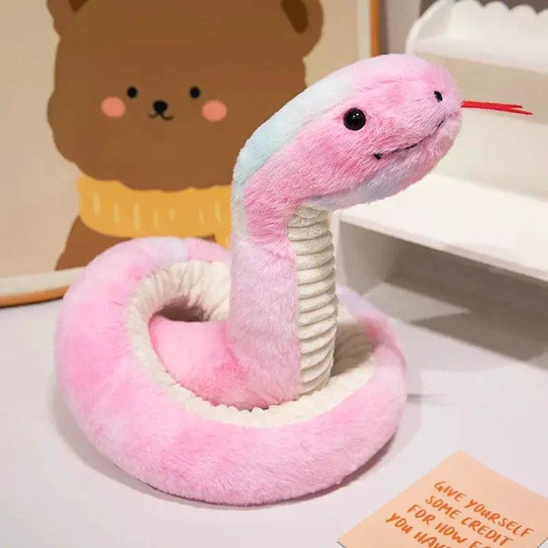  Kawaii Cartoon Snake Plush Toy Giant 120cm Decorative -  ToylandEU™