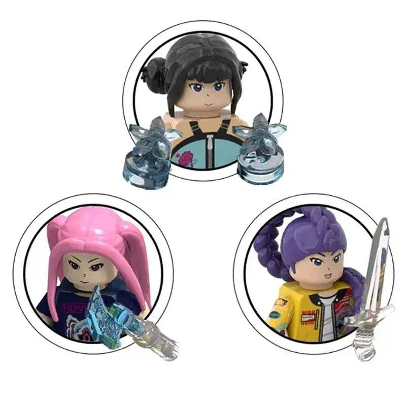 Kawaii Demon Hunters Lego Compatible Building Blocks Set - ToylandEU