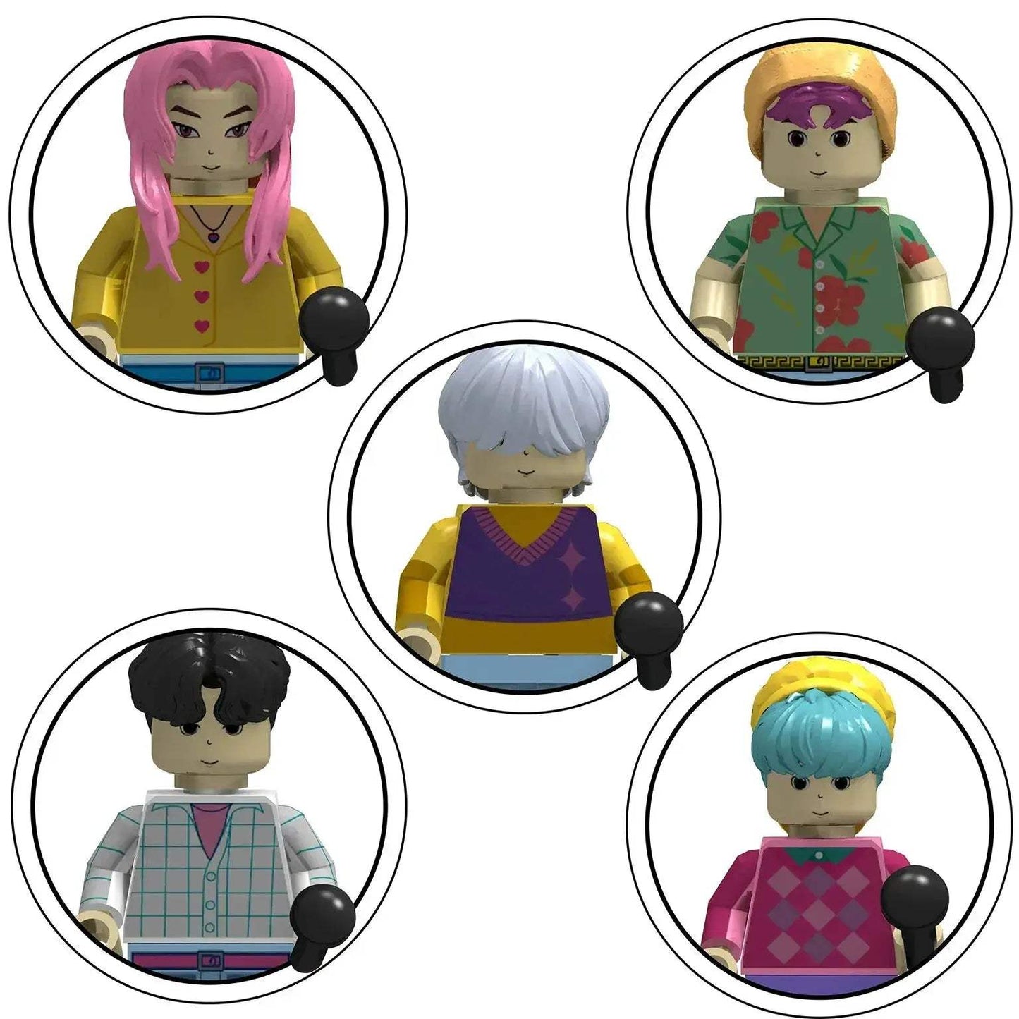 Kawaii Demon Hunters Lego Compatible Building Blocks Set - ToylandEU