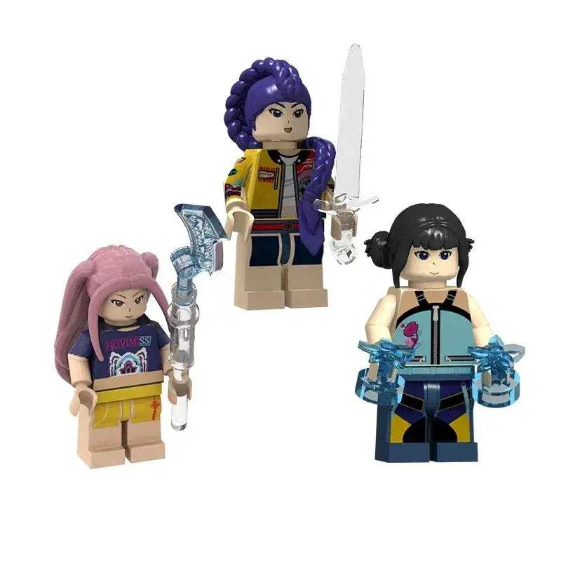 Kawaii Demon Hunters Mini Action Figure Desk Ornament - ToylandEU