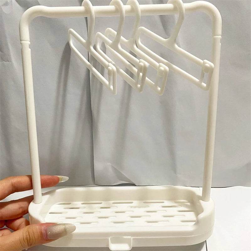 Kawaii Doll Clothes Hanger Storage Rack with 10 Pieces for Children's Toy Organization - ToylandEU