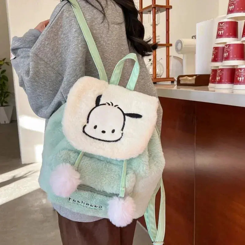 Kawaii Hello Kitty Plush Backpack With Large Capacity - ToylandEU