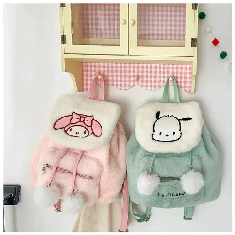 Kawaii Hello Kitty Plush Backpack With Large Capacity - ToylandEU