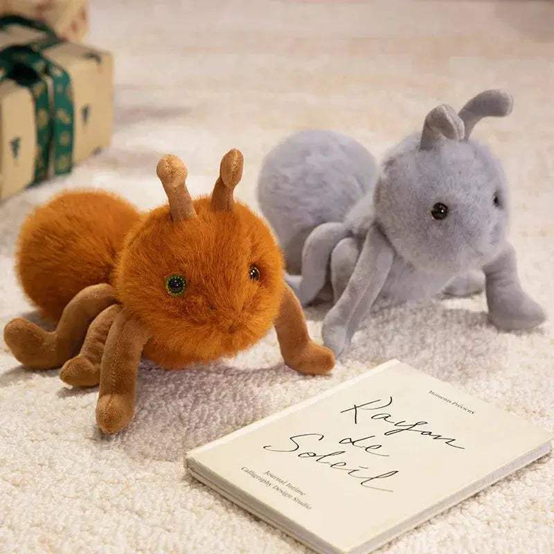 Kawaii Hippo And Ant Plush Doll With Heart Pillow Gift - ToylandEU