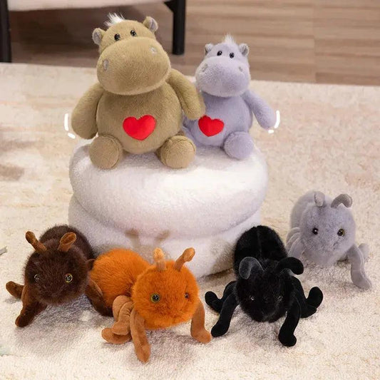  Kawaii Hippo Plush Ant Doll With Heart Pillow Gift -  ToylandEU™