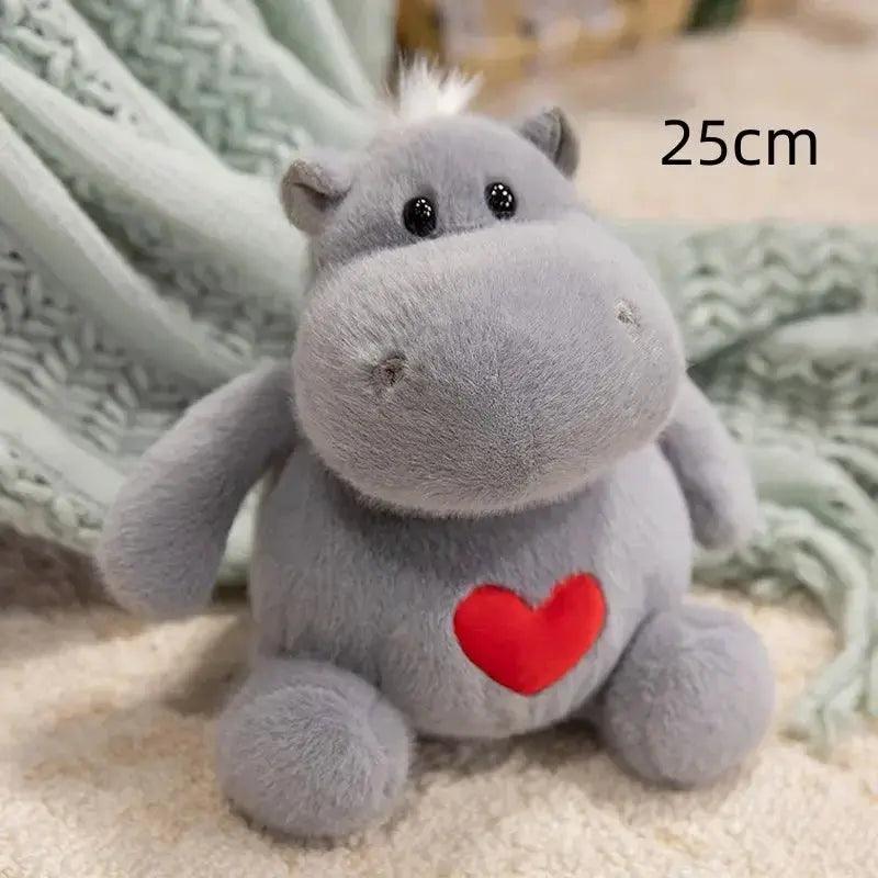  Kawaii Hippo Plush Ant Doll With Heart Pillow Gift -  ToylandEU™
