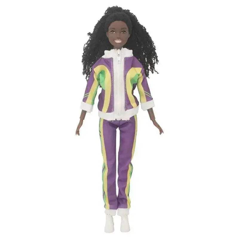 Kawaii Items Fashion Black Dolls Lover Couple Kids Toys Sports Suits Accessories - ToylandEU