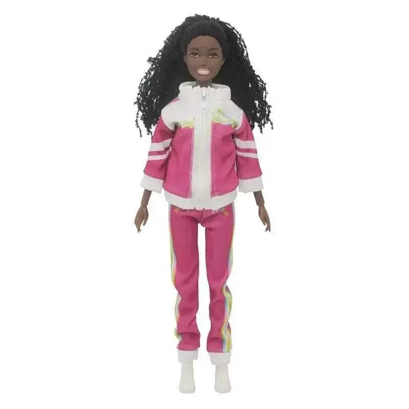 Kawaii Items Fashion Black Dolls Lover Couple Kids Toys Sports Suits Accessories - ToylandEU