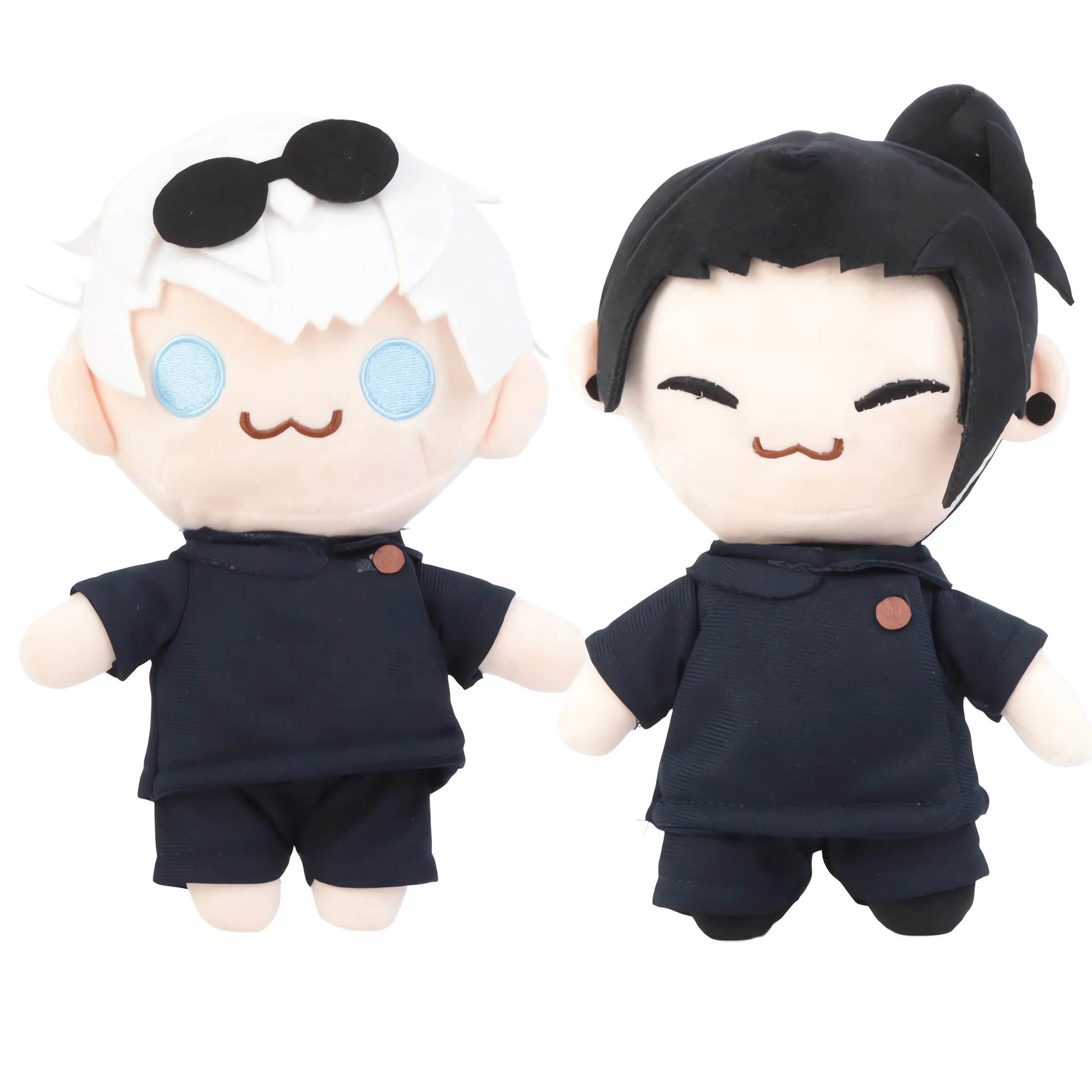 Kawaii Jujutsu Kaisen Plush Set - Adorable Satoru Gojo & Getou Suguru - ToylandEU