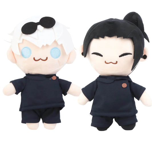 Kawaii Jujutsu Kaisen Plush Set - Adorable Satoru Gojo & Getou Suguru - ToylandEU