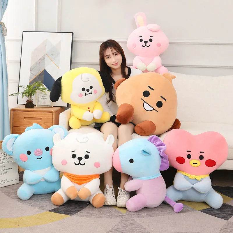 Kawaii Kpop Star Plush Pillows - Big Size Decorative Cuddly Toys - ToylandEU
