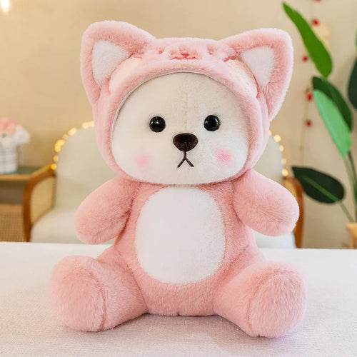 Boneca de pelúcia Kawaii Lena Bears: manta de urso adaptável para crianças - ToylandEU