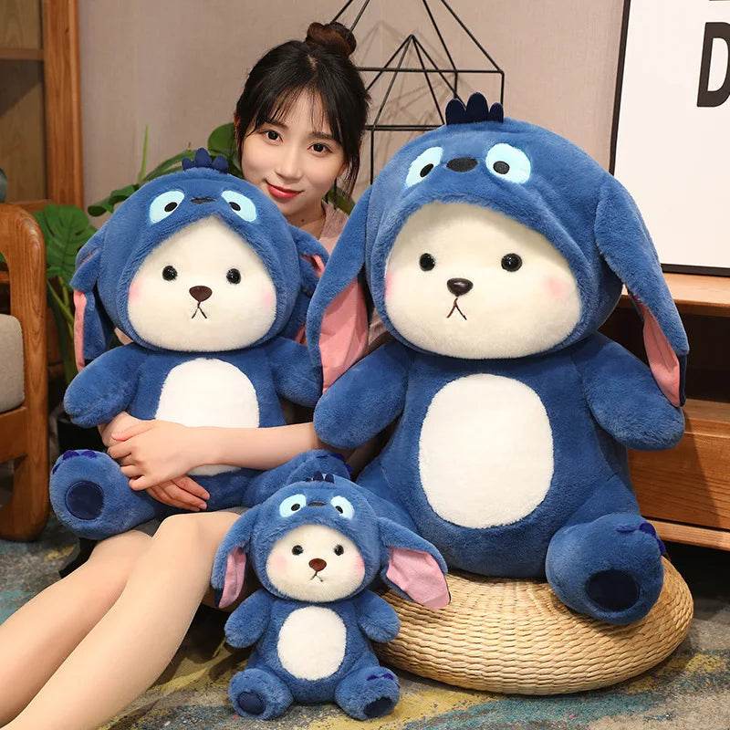 Boneca de pelúcia Kawaii Lena Bears: manta de urso adaptável para crianças - ToylandEU