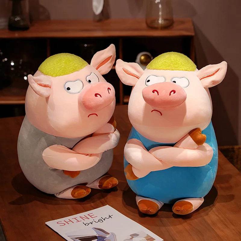 Kawaii Pig Plush Toy Arrogant Cartoon Pillow For Children - ToylandEU