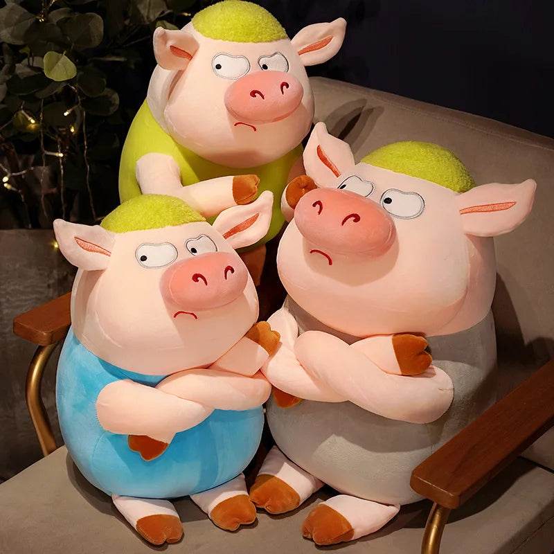 Kawaii Pig Plush Toy Arrogant Cartoon Pillow For Children - ToylandEU