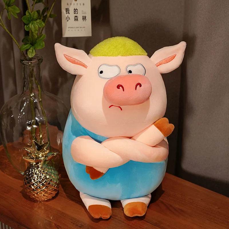 Kawaii Pig Plush Toy Arrogant Cartoon Pillow For Children - ToylandEU