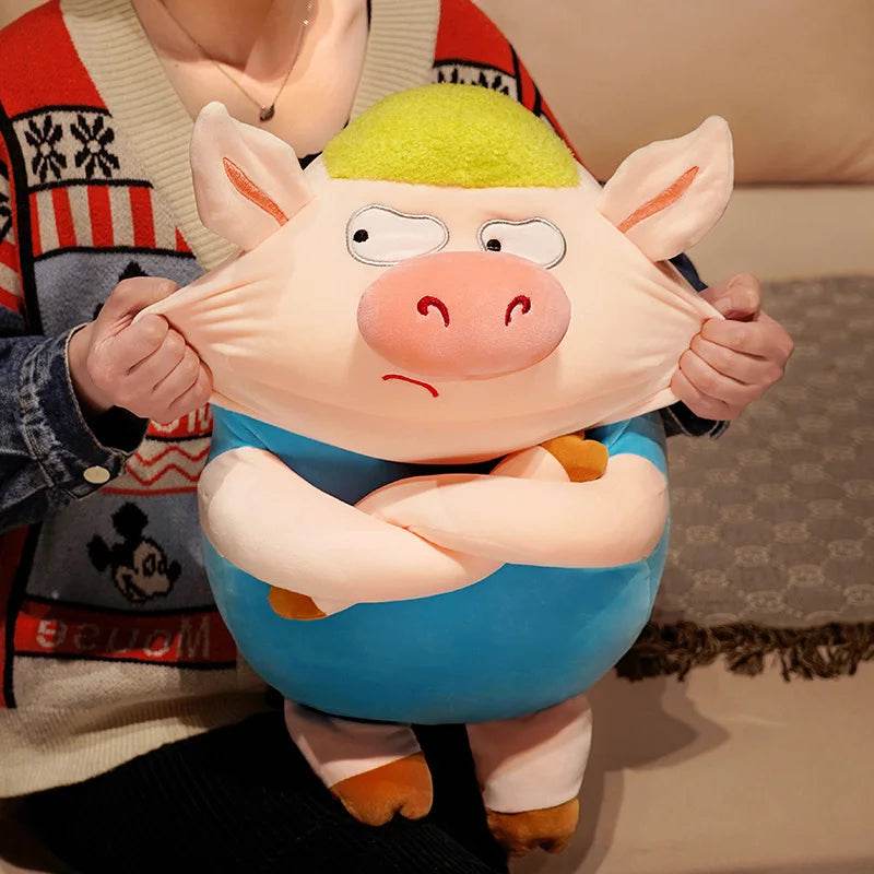Kawaii Pig Plush Toy Arrogant Cartoon Pillow For Children - ToylandEU