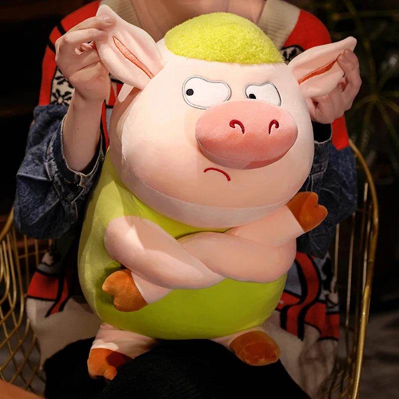 Kawaii Pig Plush Toy Arrogant Cartoon Pillow For Children - ToylandEU
