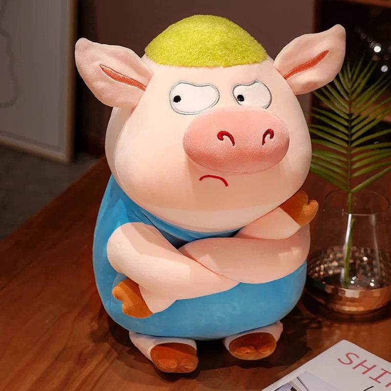 Kawaii Pig Plush Toy Arrogant Cartoon Pillow For Children - ToylandEU