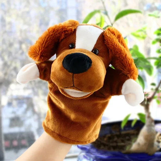 Kawaii Plush Animal Hand Puppet Set for Kids Educational Stories - ToylandEU