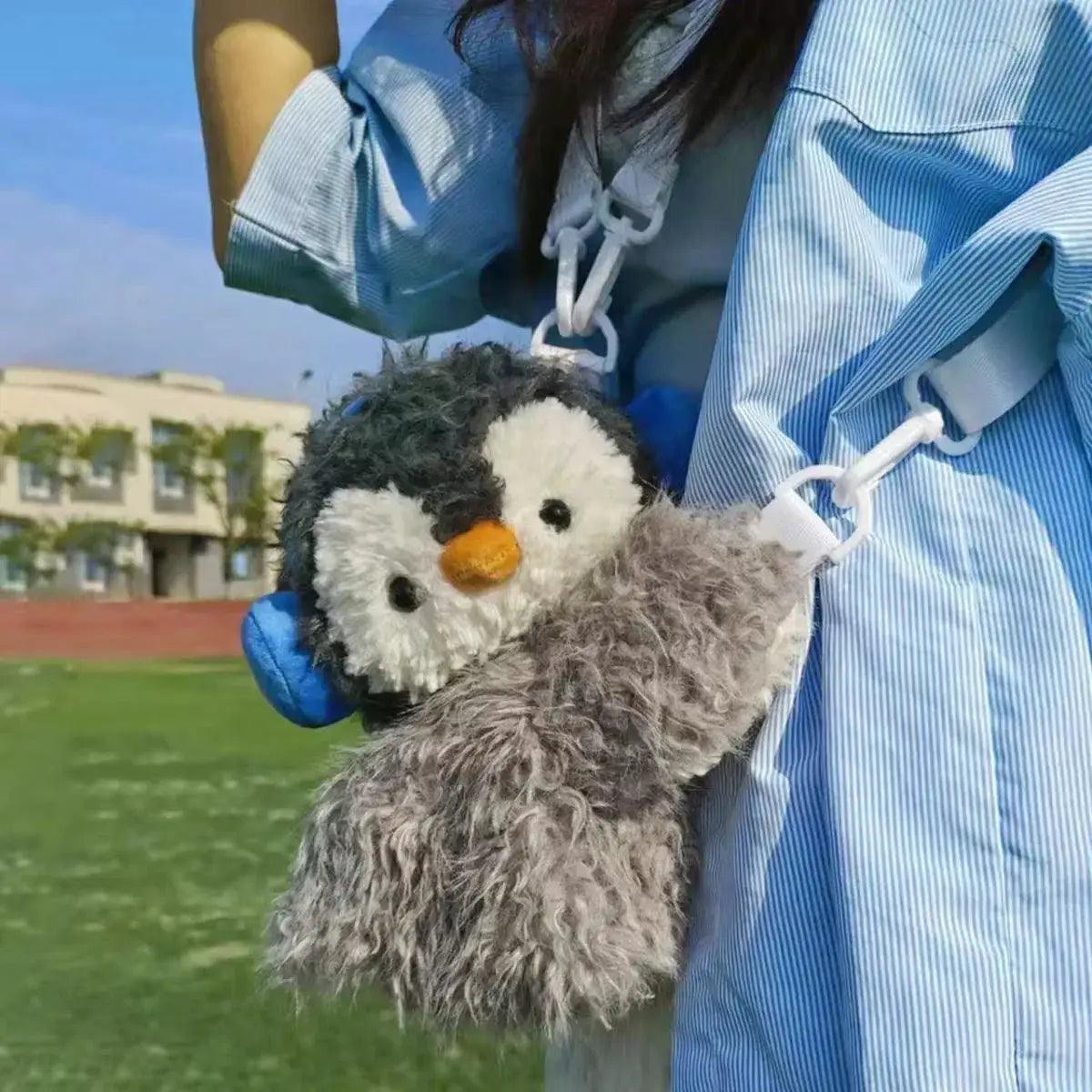  Kawaii Plush Backpacks With Anime Penguin Headphones -  ToylandEU™