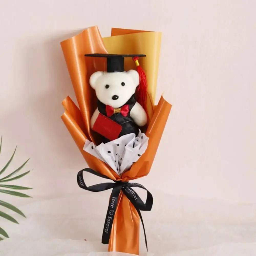 Kawaii Plush Bear Bouquet 30cm For Graduation Gift - ToylandEU