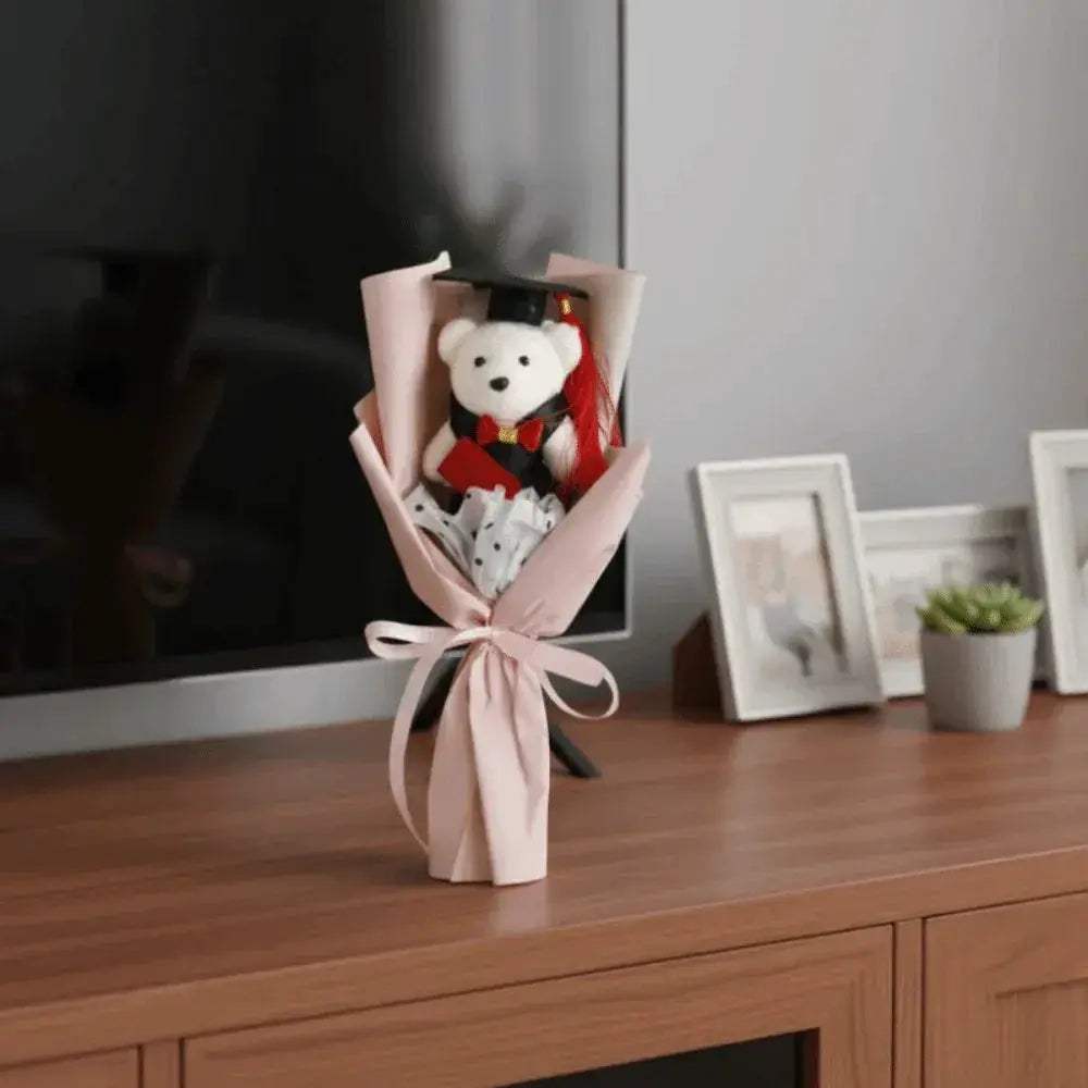 Kawaii Plush Bear Bouquet 30cm For Graduation Gift - ToylandEU
