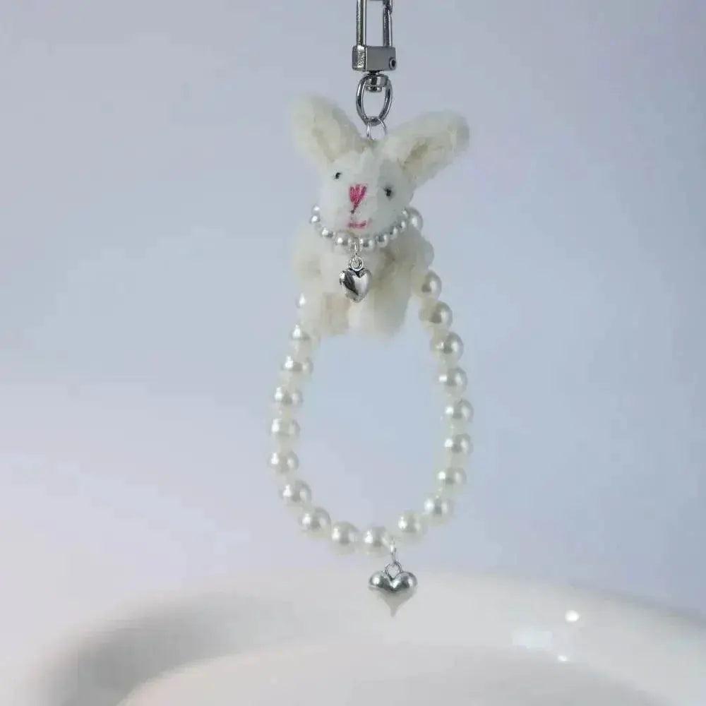  Kawaii Plush Bunny Keychain Pendant - Creative Wristlet and Backpack Accessory -  ToylandEU™