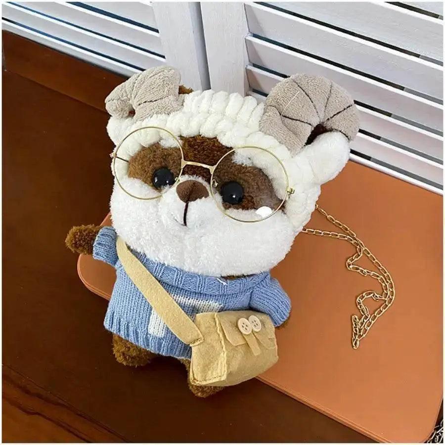 Kawaii Plush Dog Backpack for Girls - Cute Stuffed Animal Bag with  -  ToylandEU™