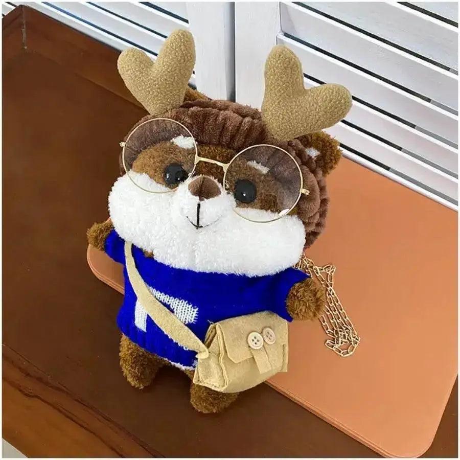  Kawaii Plush Dog Backpack for Girls - Cute Stuffed Animal Bag with  -  ToylandEU™