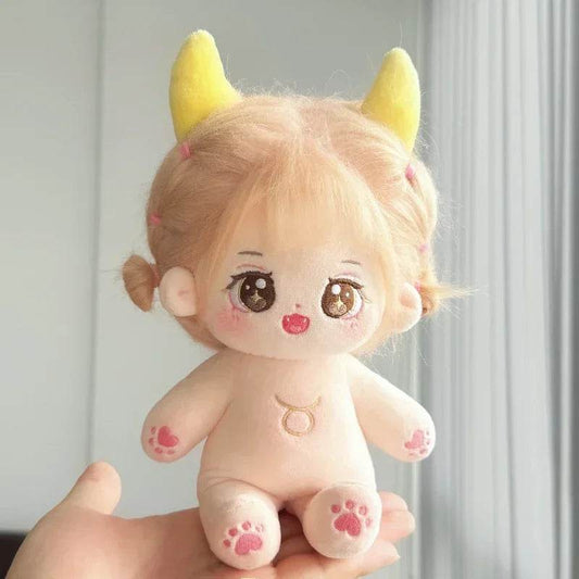 Kawaii Plush Doll 20cm Zodiac Idol For Girls Gift Set - ToylandEU